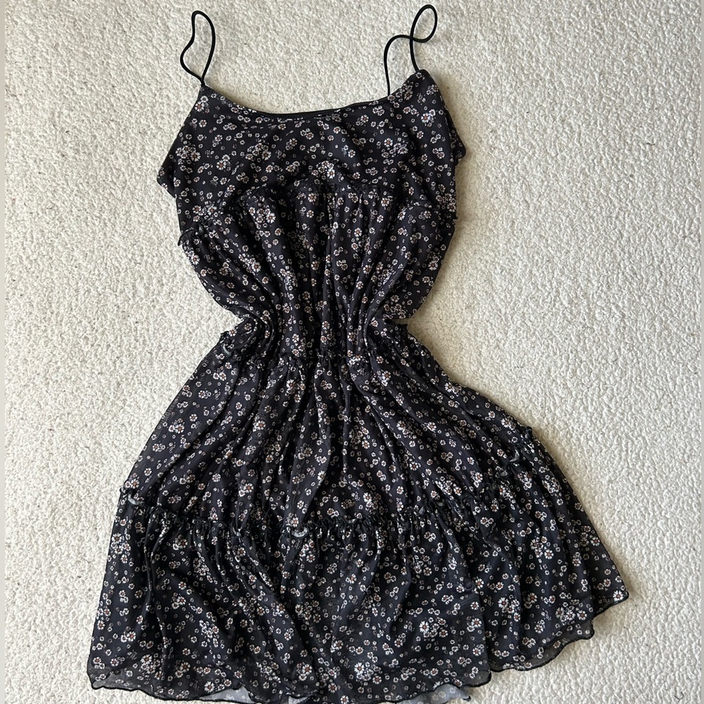 black floral ultra flirt dress - Picture 1 of 5